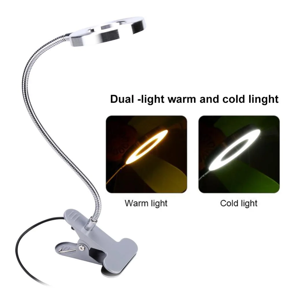 

Улучшенная вращасветодиодный Светодиодная настольная лампа для искусства, боди-арта, оборудования для перманентного макияжа, USB светильни...