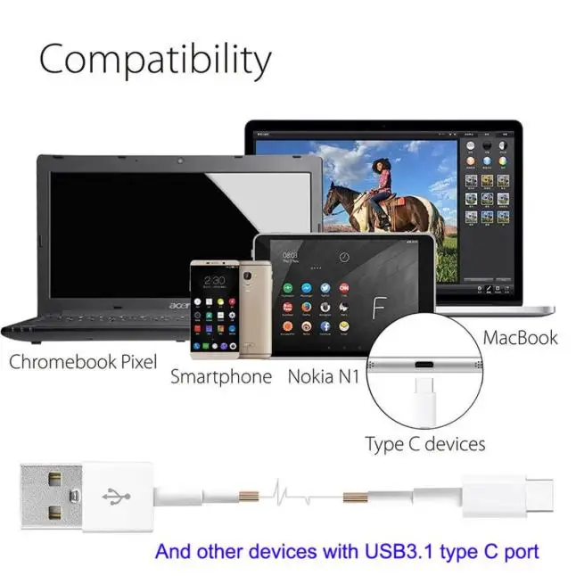 USB-C USB 3 1 Type C зарядный кабель для передачи данных Nexus 6P/5X Oneplus 2 Samsung Xiaomi Huawei м |