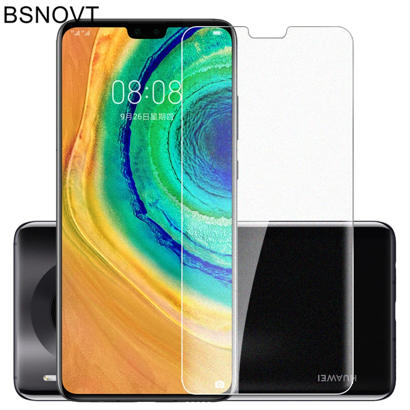 2 uds Protector de pantalla para Huawei Mate 30 vidrio templado para Huawei Mate 30 vidrio para Huawei Mate 30 pel&iacute;cula 6,62 pulgadas BSNOVT-0