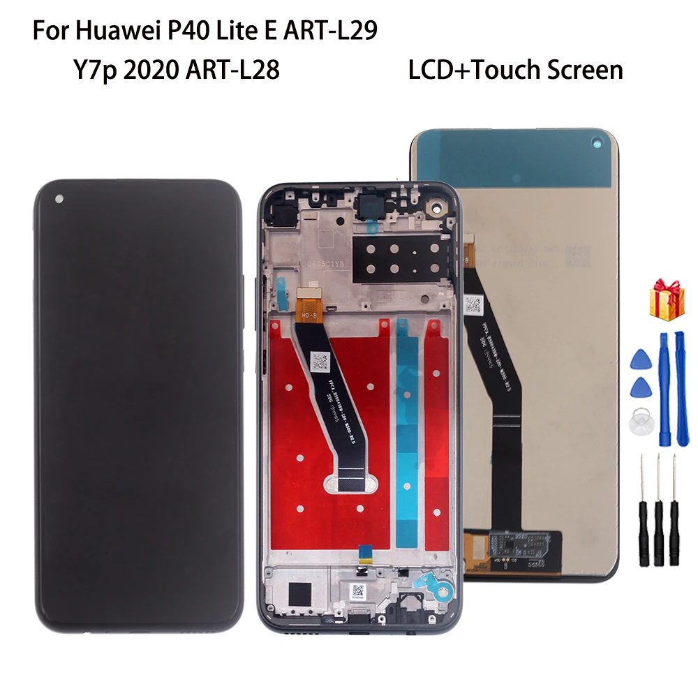 Оригинальный сенсорный ЖК-экран для Huawei P40 Lite дисплей телефона Y7p 2020 цифровой