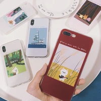starry forest cute illustrated case for iphone 11 pro max animal dogs puppy designer mobile phone shell soft girl