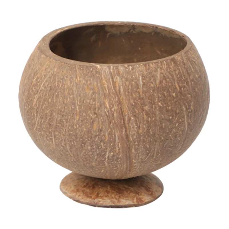 

95AA натуральная и высококачественная Кокосовая чаша, экологичные чаши ручной работы для хранения и украшения Веганской кухни, долговечный п...