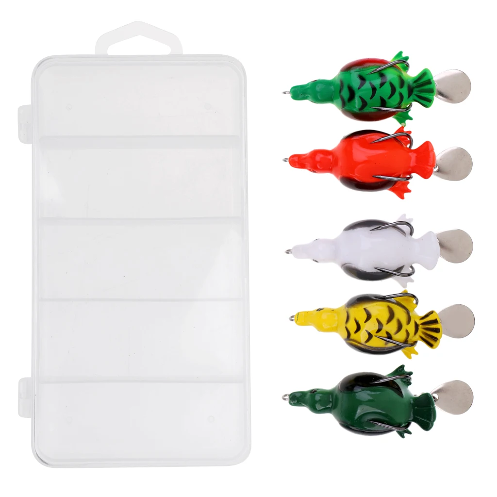 5 шт. 6 см пластиковая рыболовная приманка топвотер искусственные приманки для