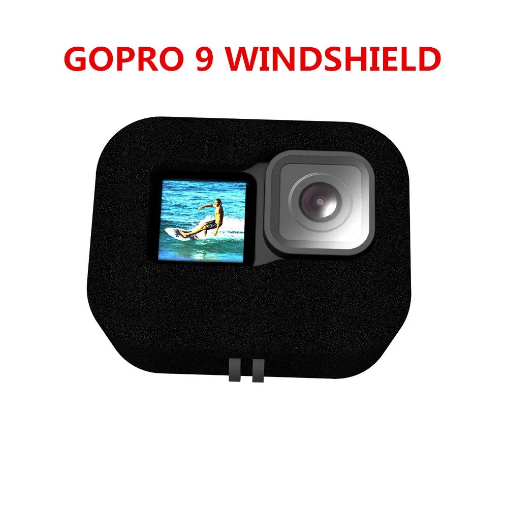 

Windshield Wind Sponge Noise Reduction Foam Case For Gopro Hero 10 Windproof Cover For Gopro 9 Action Camera Accessories