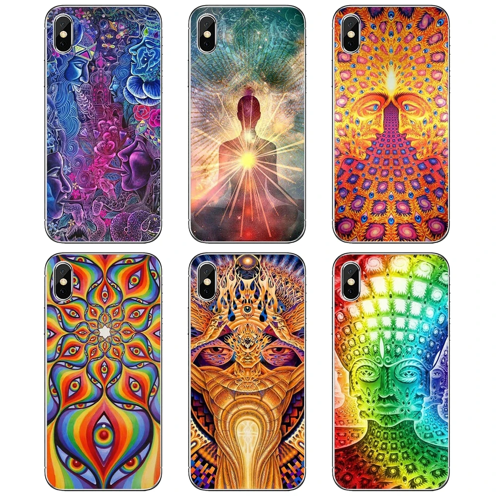

Alex-Grey-Progress-Soul-Kiss-Muse Soft Cases Cover For iPod Touch iPhone 10 11 12 Pro 4S 5S SE 5C 6 6S 7 8 X XR XS Plus Max 2020