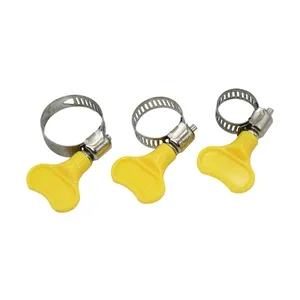 Удерживающий хомут для шланга 8 мм10 мм11 мм12 мм16 мм20 мм25 мм регулируемый садовый хомут для шланга ручка анти-выпадение адаптер 5 шт.