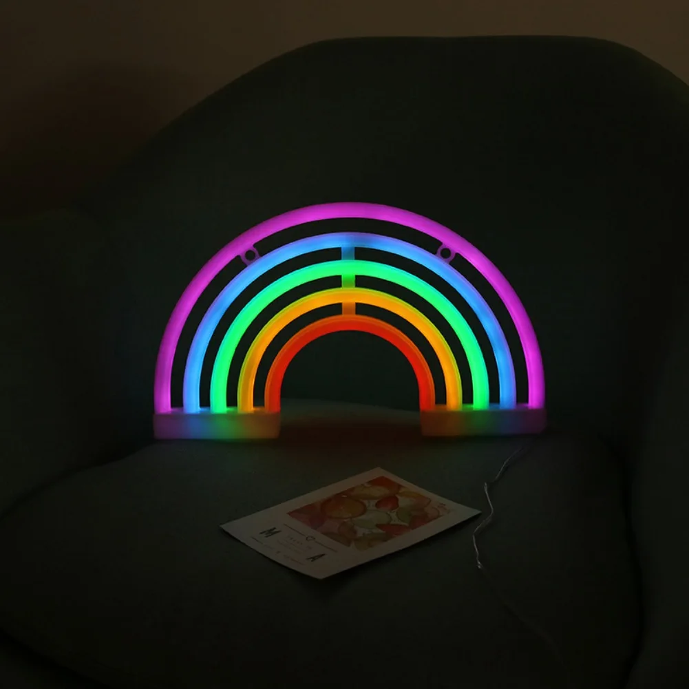 Rainbow Bridge Neon LED Light Home Decor Night Beautiful Gift Suitable For Wedding Children Kids New Year | Дом и сад