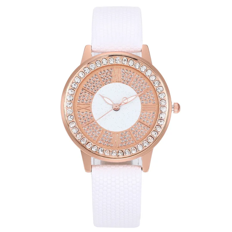 

MREURIO Women's Watch Luxury Starry Sky Full Diamonds Dial Fashion Female Quartz Wristwatches Gifts
