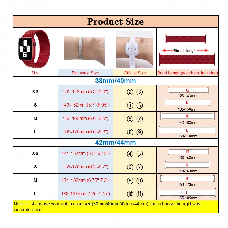 

Nylon Braided Strap Compatible With Apple Watch 44mm 42mm 40mm 38mm Men/Women Replacement Strap For Iwatch 6 5 4 3 2 1 SE Band