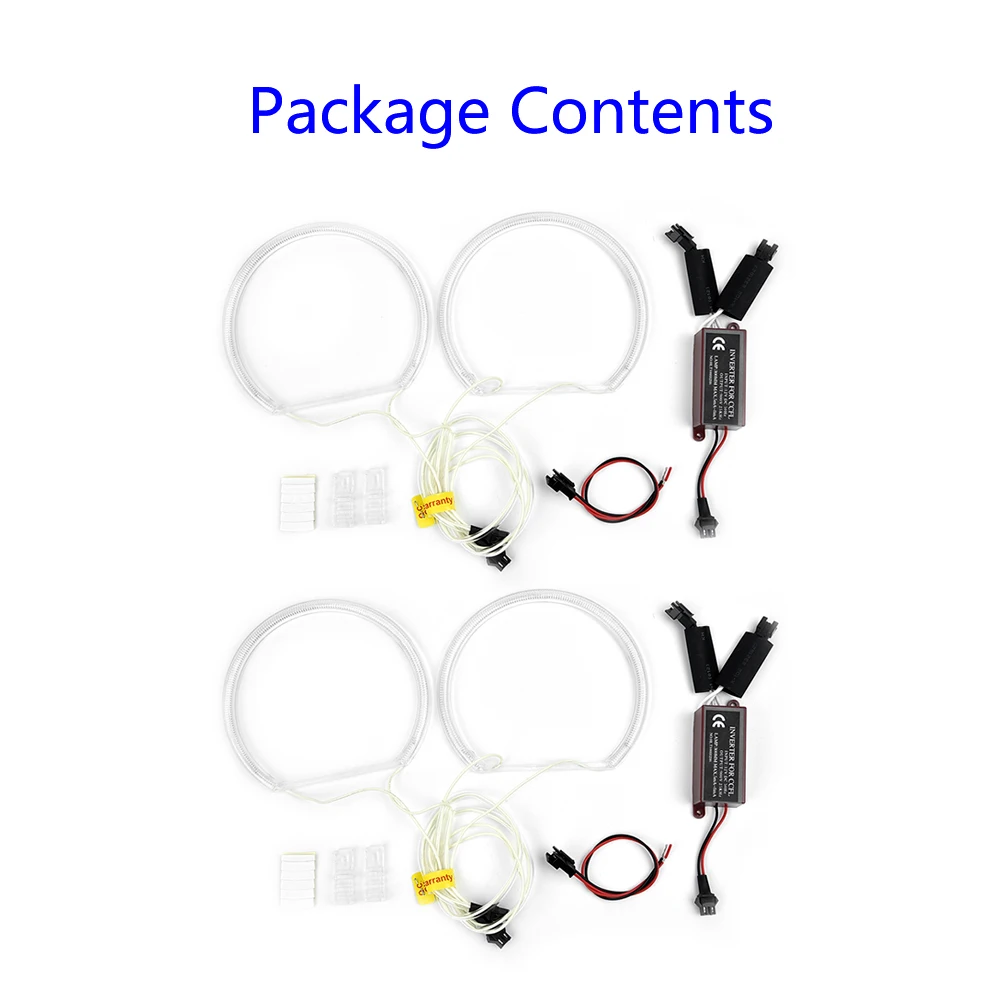 

Car Angel Eye Ring White 8000K Waterproof For BMW E36 E46 E39 Replacement
