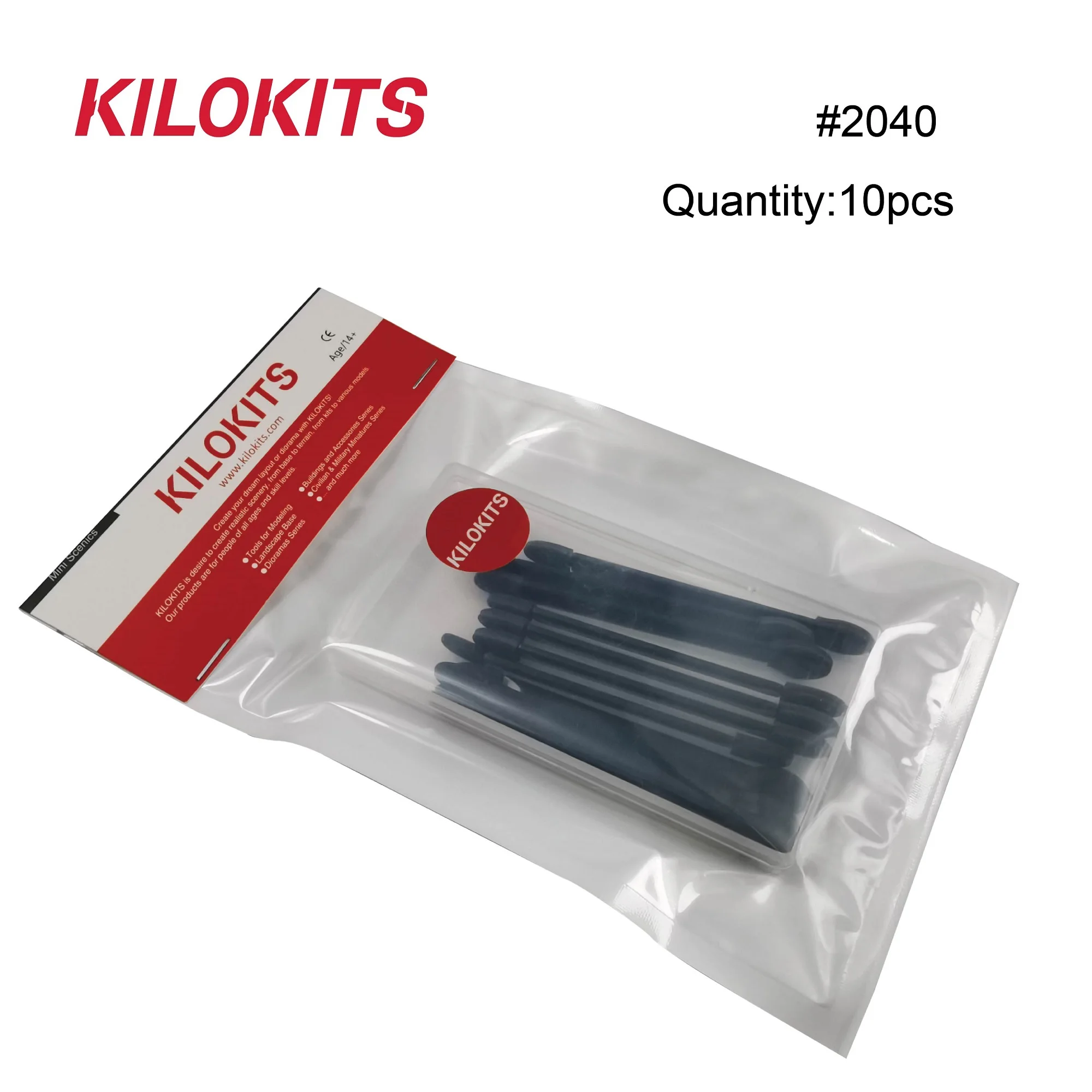 

10pcs Dual Sponge-heads Aging Colored Brushes for Tank Models Airplane Figures Model Trains