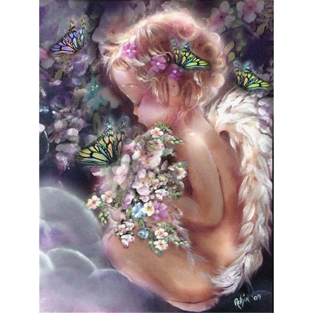 

Картина из страз «ангельская религия», набор для алмазной вышивки из страз «сделай сам», рождественский подарок, домашний декор, новинка, вышивка