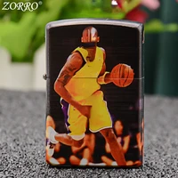 zorro color printing series kerosene lighter star personality creativity smoking accessories memorial collection gift for men
