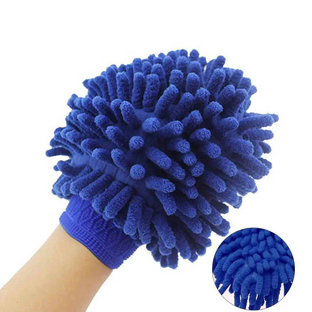 

Car Wash Brush Automotive Cleaner Soft Chenille Microfiber Washing Gloves Motorcycle Washer Care Towels