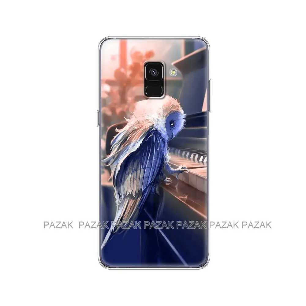 Чехол для Samsung Galaxy A8 2018 A530 A530F чехол телефона Plus A730 A730F зима Рождество Снежная елка