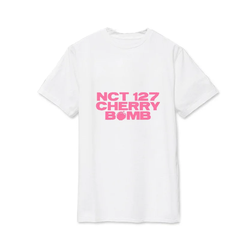 Mainlead KPOP NCT 127 футболка CHERRY BOMB #127 DongHyuck с надписью JaeHyun|Футболки| |