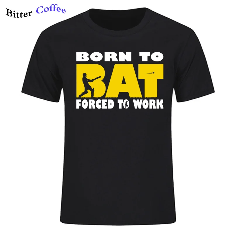 Новое поступление Для мужчин летние Born To летучей мыши футболка с надписью &quotForced