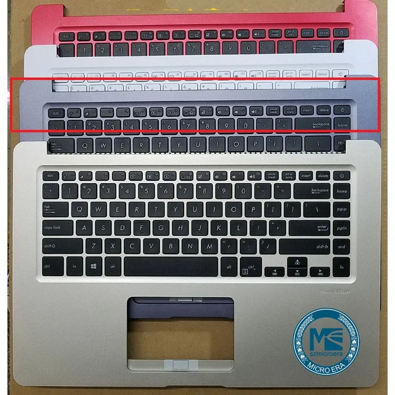 Чехол для ноутбука Упор рук верхняя крышка клавиатура для ASUS F510 X510 X510UQ A510U F510UA UN UQ UR - Цвет: Серый