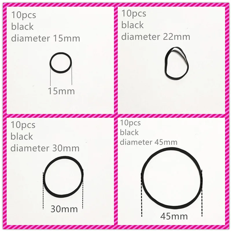 16 видов 10 шт./компл. резиновый ремень передач двигателя Круглый двигатель Beslts