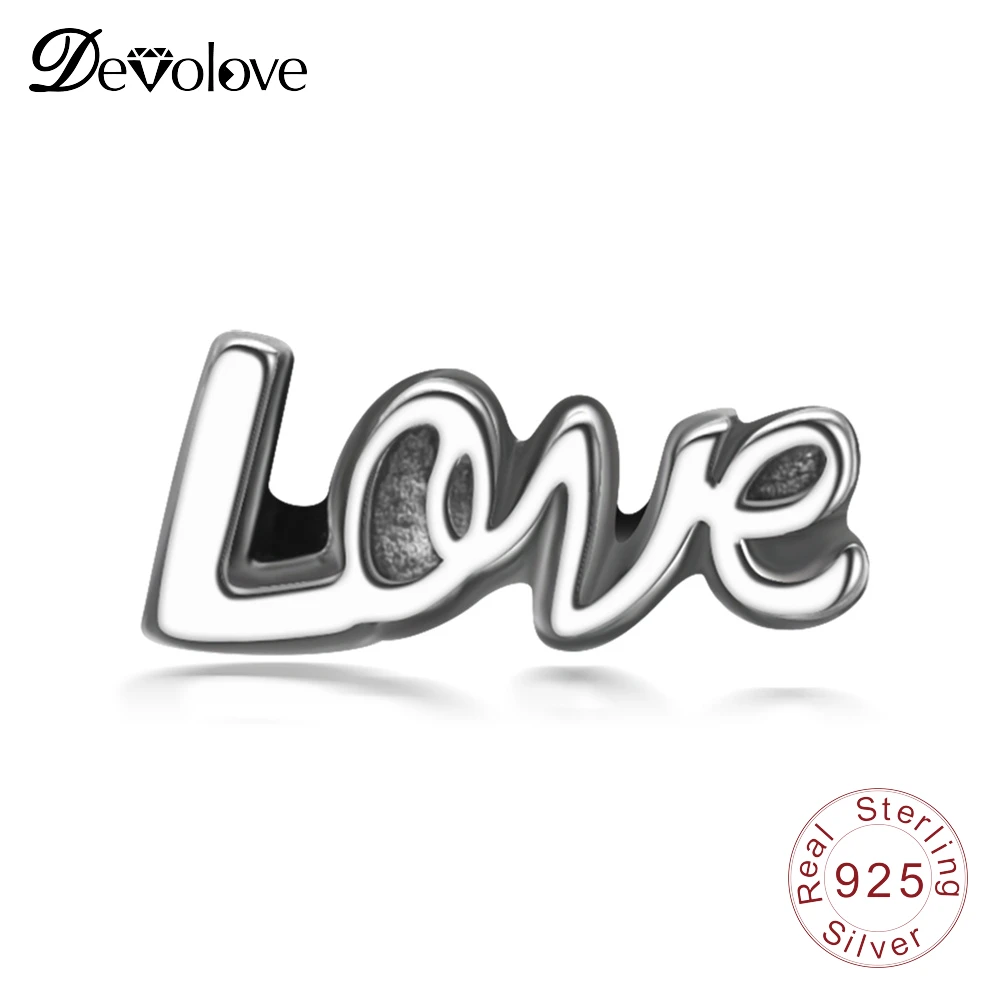 DEVOLOVEHigh Высокое качество 100% стерлинговые серебряные бусины-шармы рефлексионы