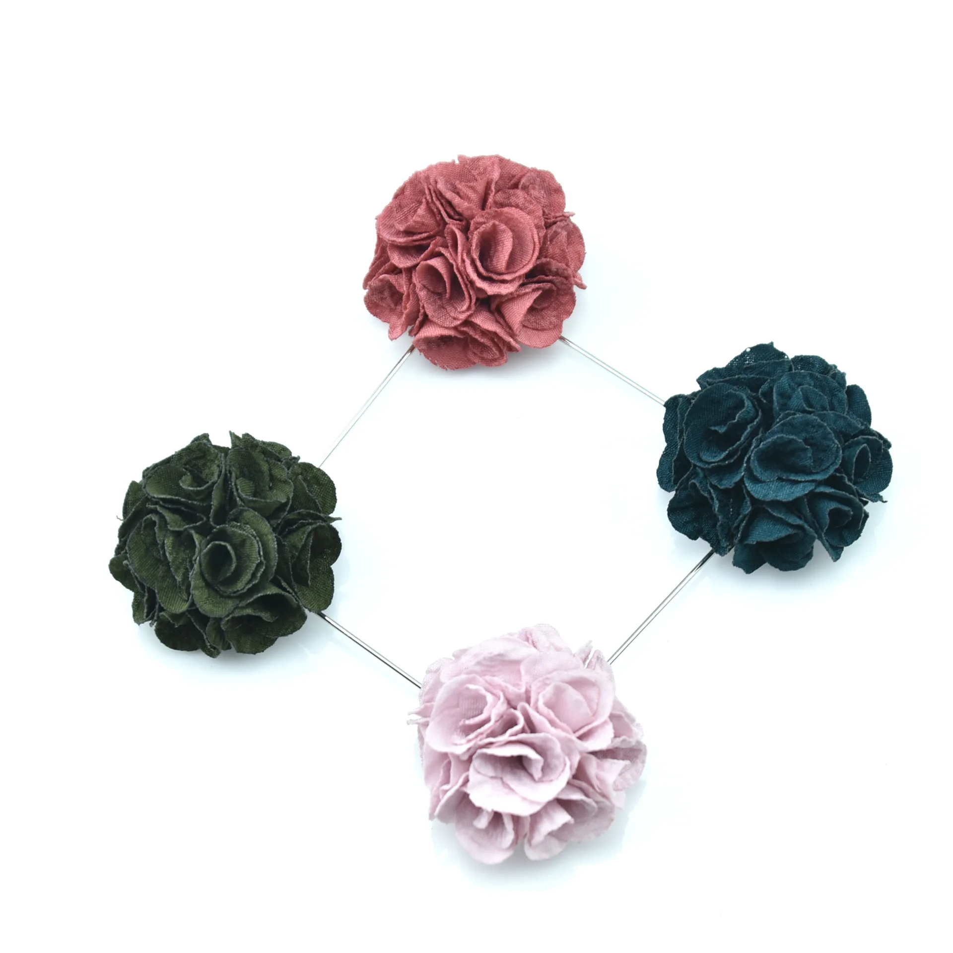 Оптовая продажа новинка 2020 брошь на лацкан в форме цветка 10 цветов свадебные