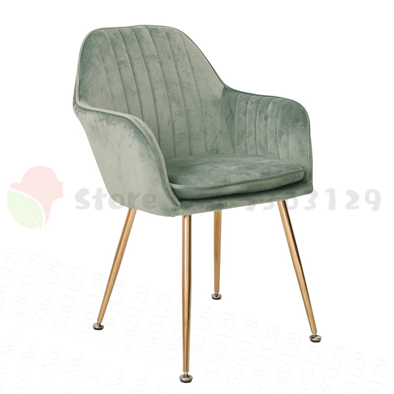 

Кресло для макияжа в скандинавском стиле, железный Дизайн, роскошный стул для столовой гвоздей, кресло для девочек, кресло для макияжа, совр...