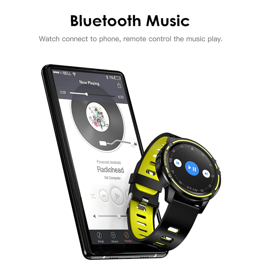 

L8 Smart Watch Life Waterproof Smartwatch Sports Fitness Tracker Men's Smart Band With ECG PPG Blood Pressure Pulse PK L5 L7 B65