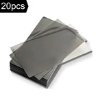 20 шт. в упаковке 30*20 см горизонтальная поляризационная пленка 0 градусов, Линейный поляризационный фильтр, поляризованная пленка