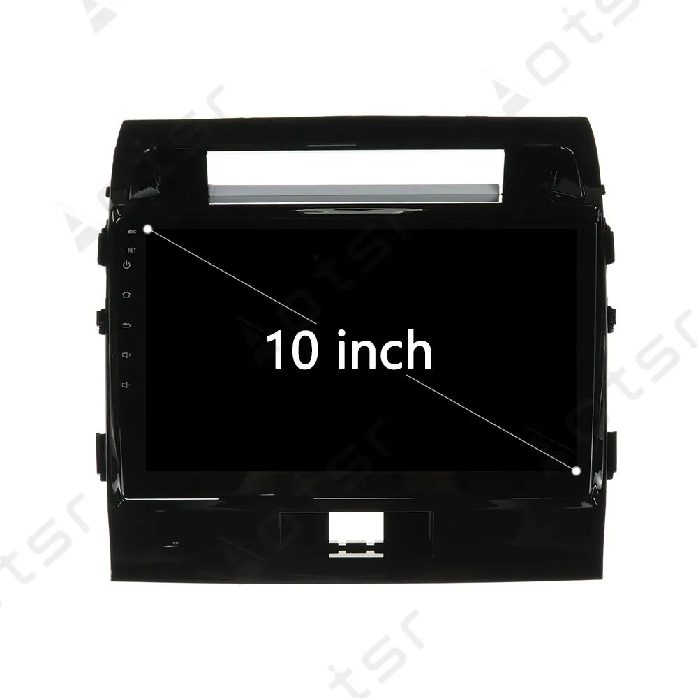 AOTSR Android 10 Автомобильный GPS для Toyota Land Cruiser 200 2008-2015 автомобильная навигация
