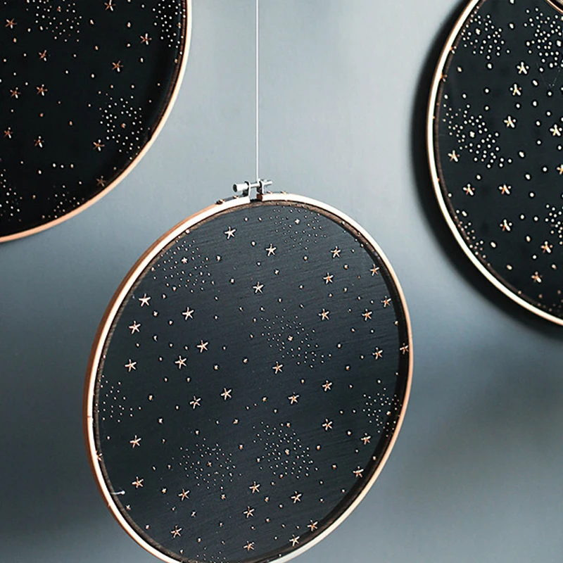 Wood products bamboo frame round star hanging Nordic style wedding living room wall decoration Pendant | Дом и сад