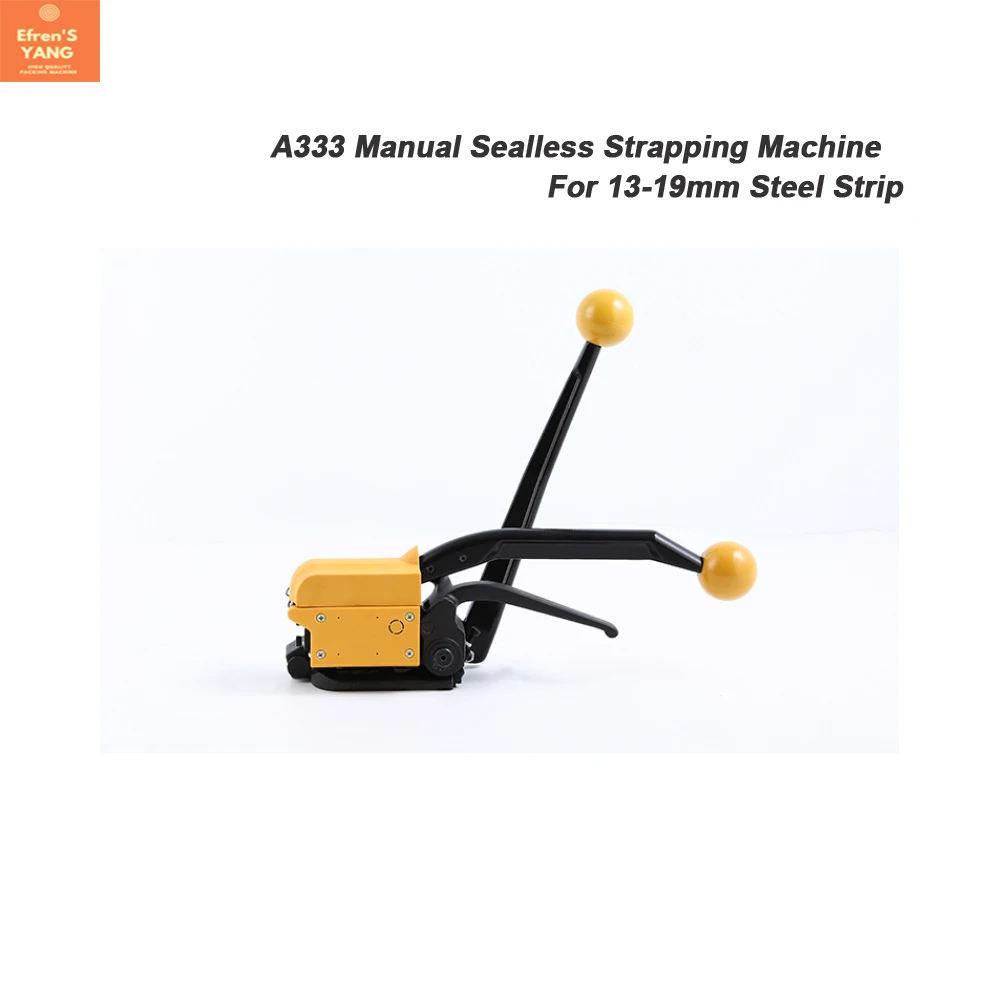 Ручной инструмент для обвязки стальных лент без пряжки модель A333 ручной станок