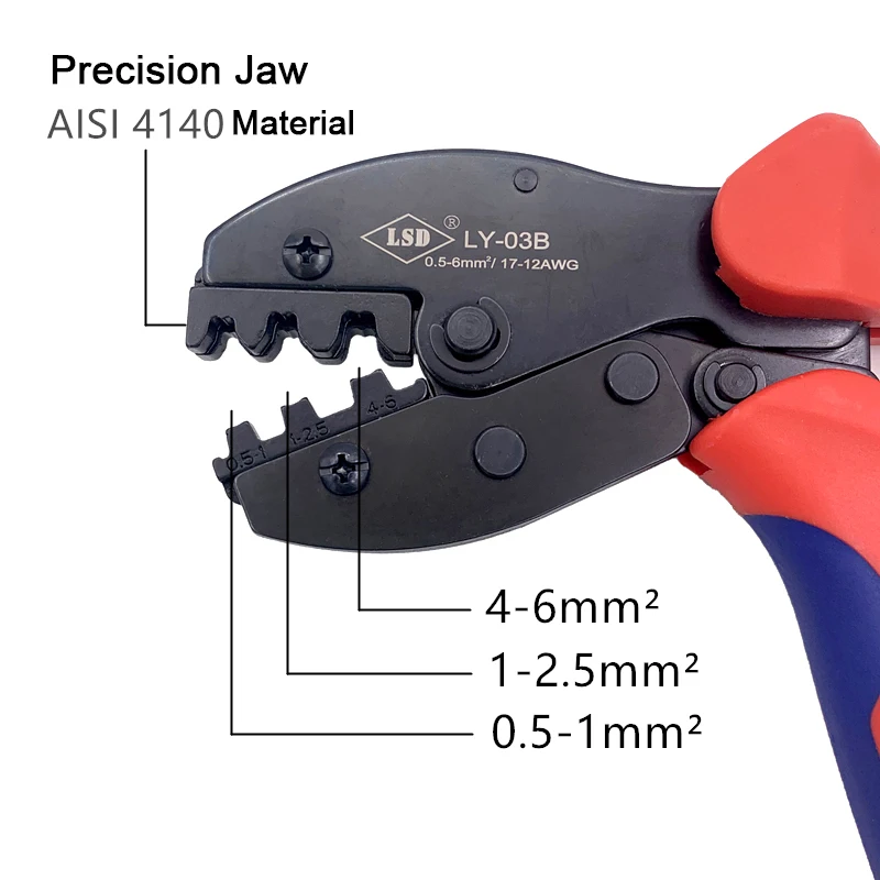 0 5-6 мм2 обжимные плоскогубцы для штепсельной вилки Пружинные клеммы