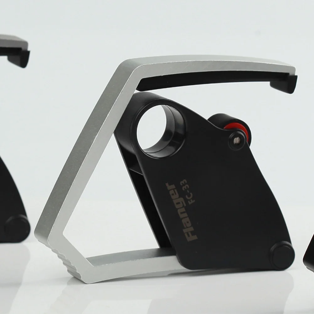 

Tune Changing Clamp Guitar Clip-on Tuner Capo Quick Key Trigger for Acoustic Classical Guitar (Silver)