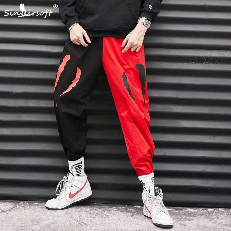 Повседневные корейские брюки для скейтборда уличных танцев трендовые штаны