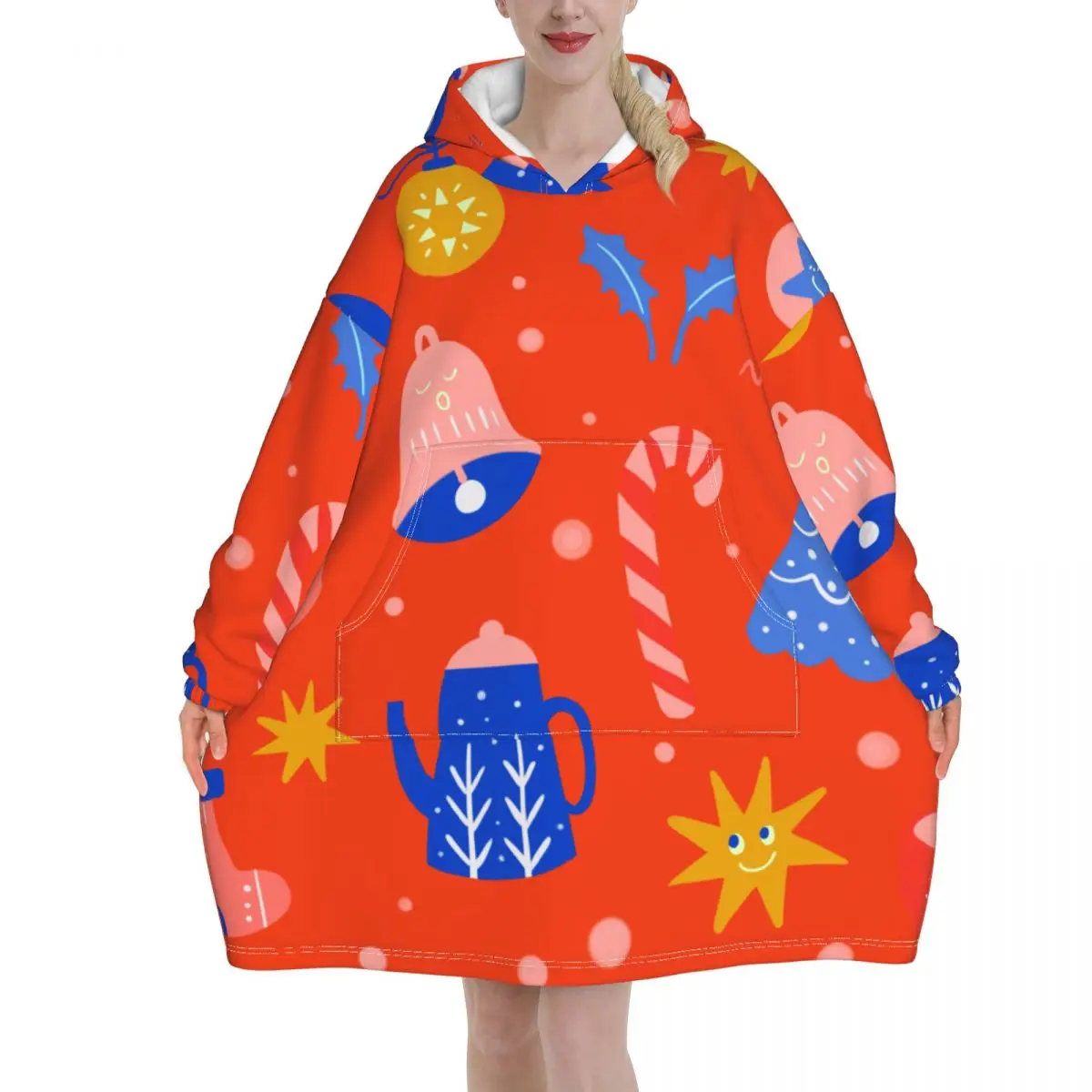 

Одеяло, толстовка с капюшоном, плотный спальный мешок для детей, теплые коралиновые одеяла унисекс, толстовки с капюшоном, детский флисовый ...