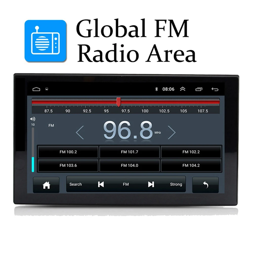 Мультимедийный плеер 2DIN 9 дюймов Android 1 GPS-навигация радио для Mitsubishi Pajero 2006 2007 2008