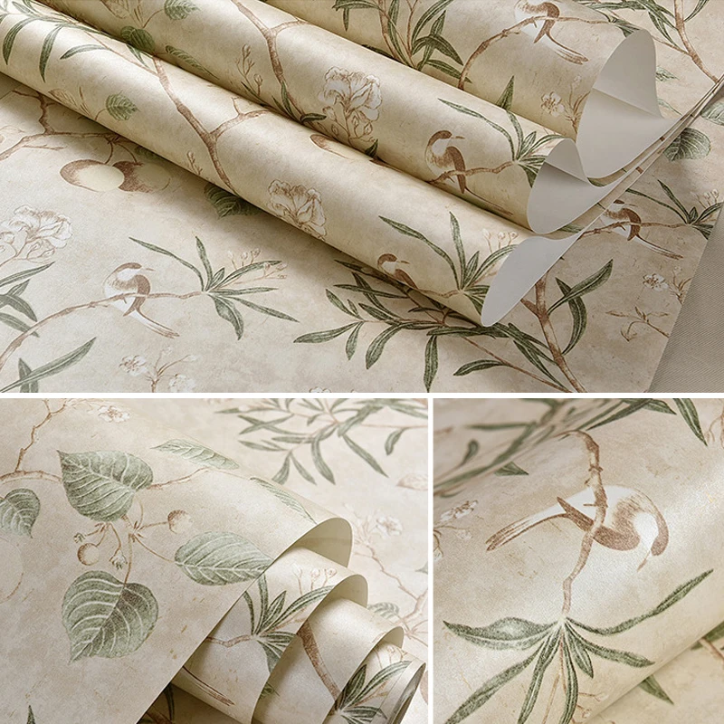 Американские обои в деревенском стиле ретро ностальгия гостиная спальня