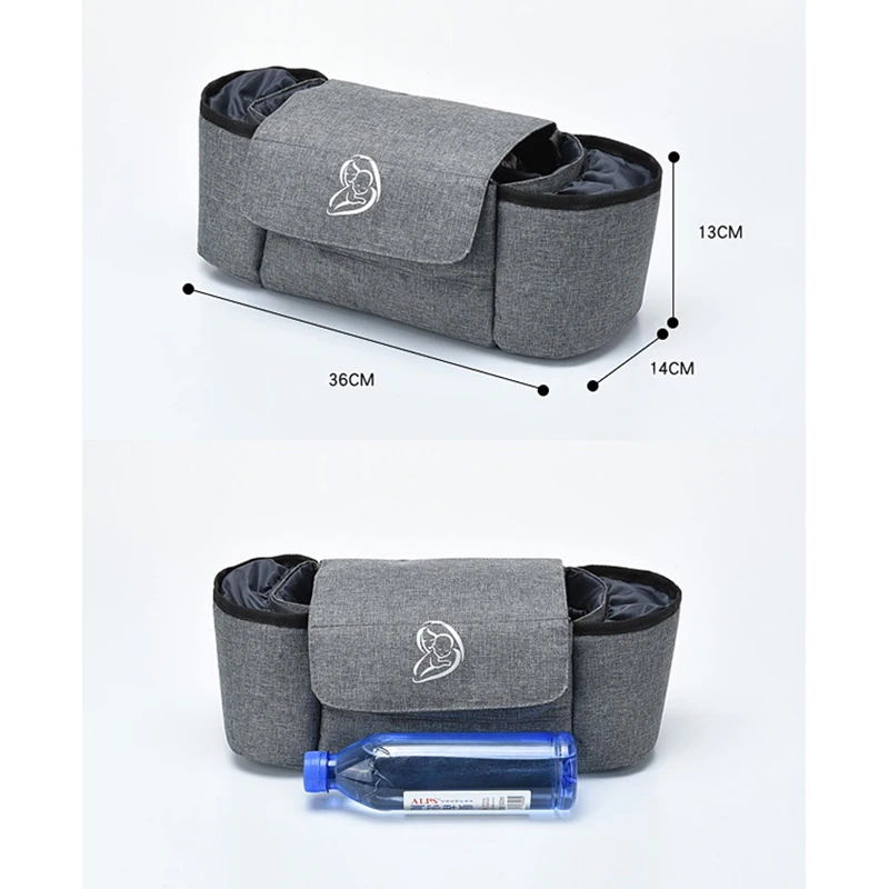 

Baby Stroller Bag Large Capacity Diaper Bag Nappy Mommy Bag Organizer Newborn Infant Outdoor Travel Hanging Stroller Accessories