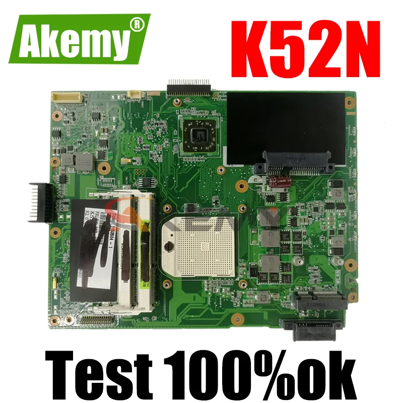 

Akemy K52N Laptop motherboard for ASUS X52N A52N original mainboard