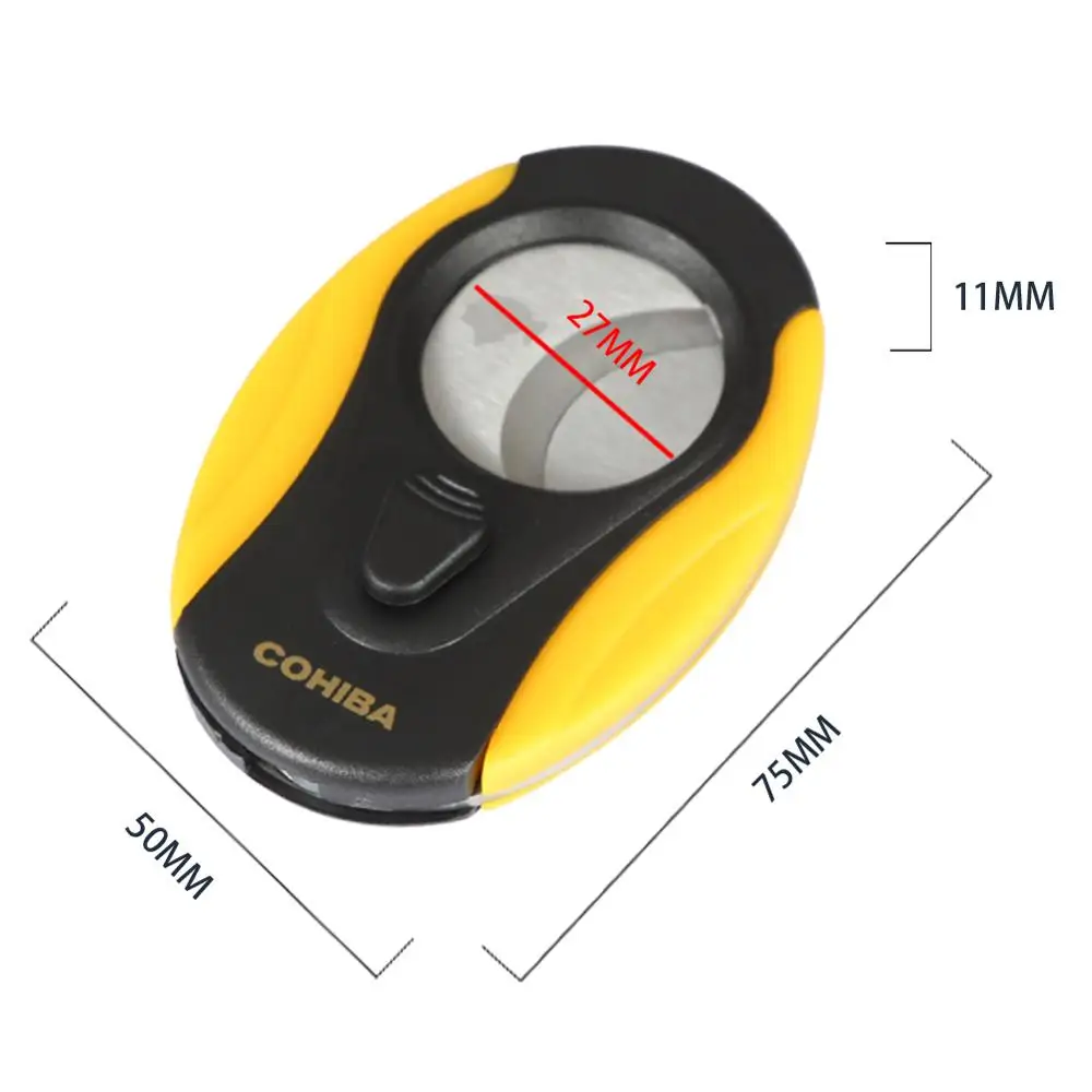 COHIBA резак для сигар лезвия из нержавеющей стали гильотина Портативный нож резки