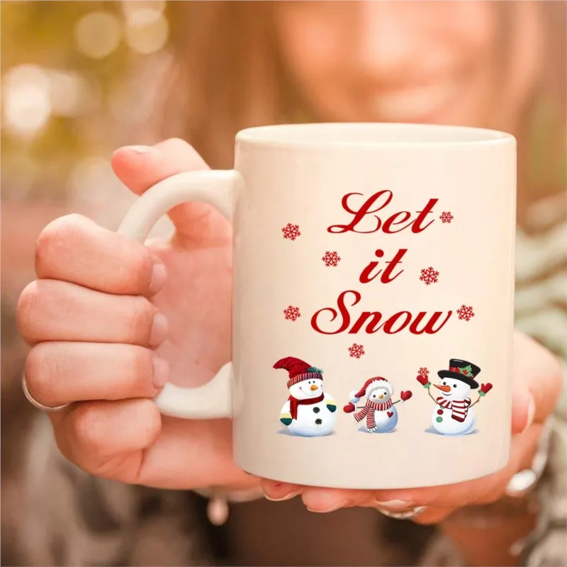 

Send To Family Ceramic Mug Christmas Environmentally Friendly Coffee Cups Christmas New Year's Day Gift Cups and Mugs Cup Mom