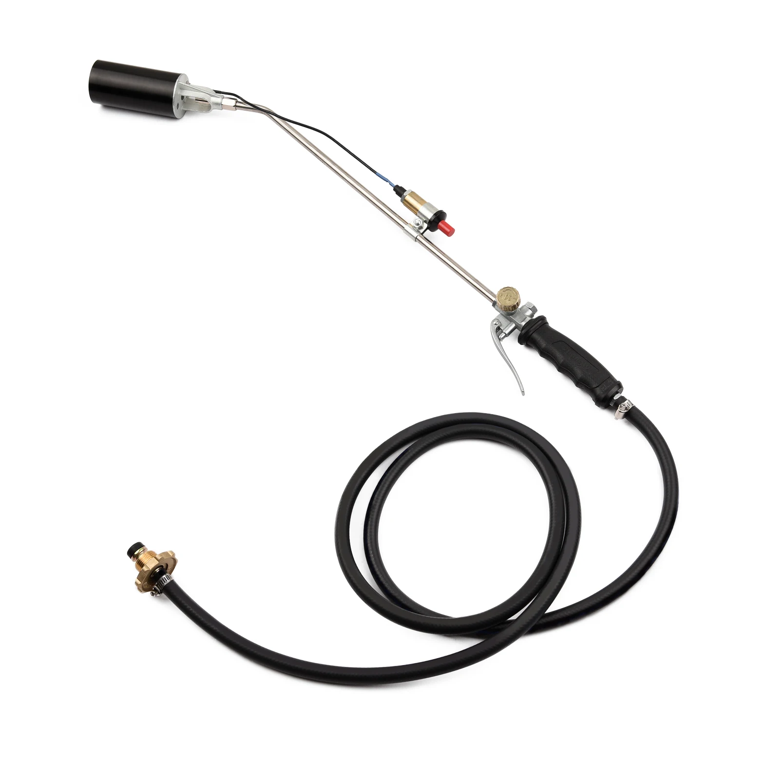 

Propane Torch Weed Burner with Electronic Ignition Switch 6.6ft Hose for Ice Snow Melting Lawn Garden Farm Industry Construction