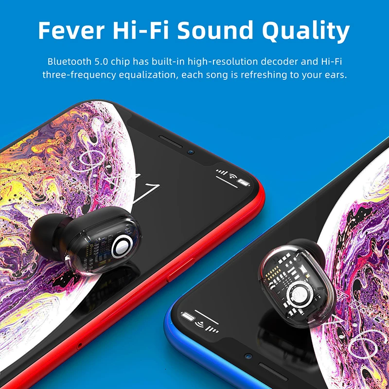 AKEY TWS Bluetooth беспроводные наушники стерео спортивные водонепроницаемые с