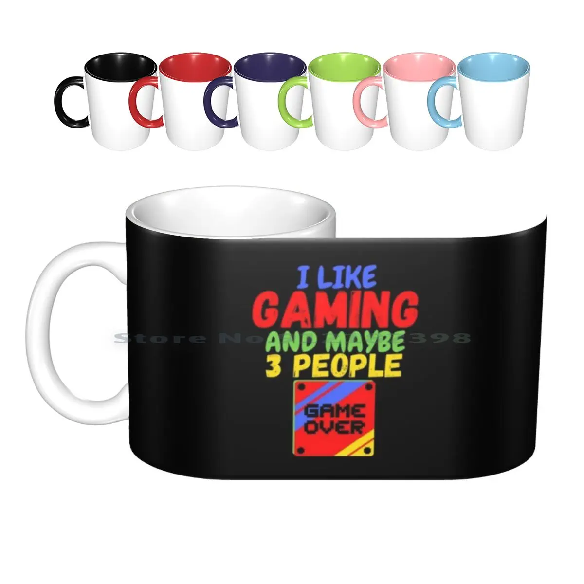 

I Like Gaming And Maybe 3 People Ceramic Mugs Coffee Cups Milk Tea Mug I Like Gaming And Maybe 3 People Gaming Game Funny