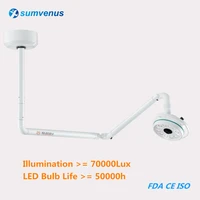 medical surgical examination high brightness led 12 holes ceiling shadowless cold light lamp ent pet veterinary tattoos beauty