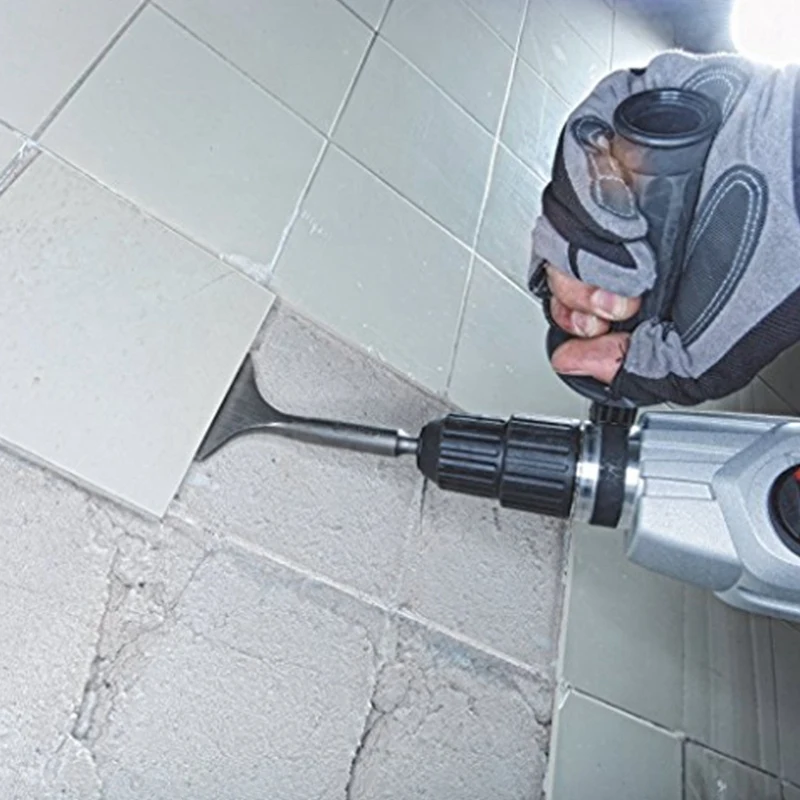 

Quality Sds Plus Shank 3-In Wide Electric Hammer Chisel Angled Heavy Duty Bent Tile Chisel