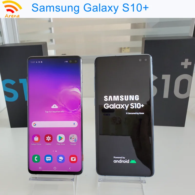 Samsung Galaxy S10 + Plus G975F смартфон экран 6 4 дюйма 8 ГБ ОЗУ 128/512 Гб ПЗУ 4G LTE | Мобильные