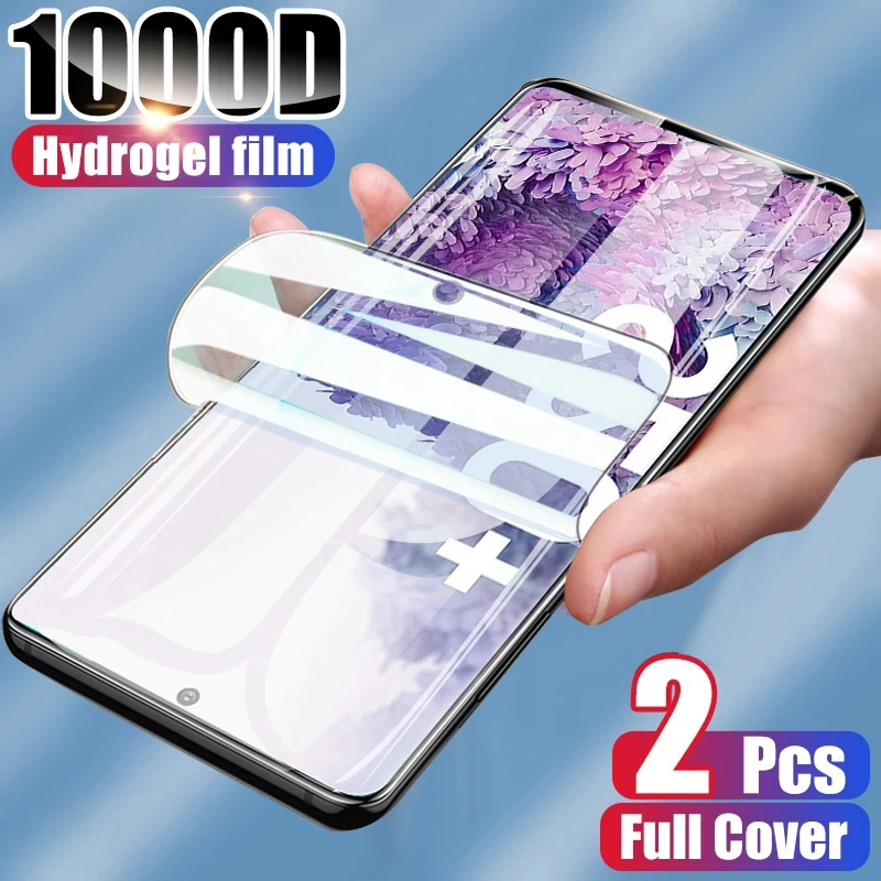 Гидрогелевая пленка для Samsung Galaxy S22 Ultra S21 Plus S20 FE S10 S10E Защитная экрана телефона Note 20