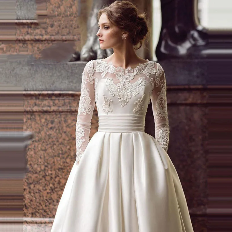 

BAZIIINGAAA Simple Wedding Dress Lace Little Beading Strapless Dress Luxury Wedding Gowns Bridal Can Be Washed Bride Dresses