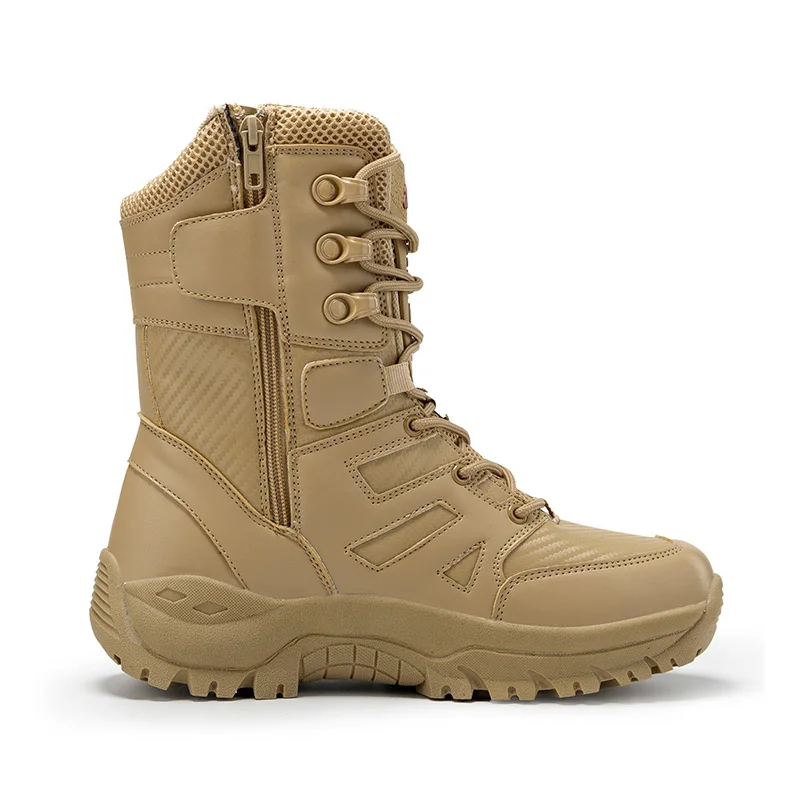Военные тактические ботинки для мужчин с высоким берцем водонепроницаемые